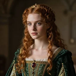 beautiful young medieval queen by edmund du lac