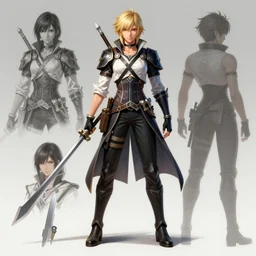 Nina from breath of fire 4  for blade and soul concept art on a render by the artist Hyung tae Kim ,  Jiyun Chae, Joe Madureira, trending on Artstation by Hyung tae Kim, artbook, Stanley Artgerm Lau, WLOP, Rossdraws