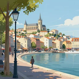 le havre, france, digital art trending on artstation