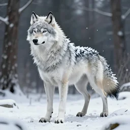 snow wolf character Inspired by artgem, Charlotte bowater