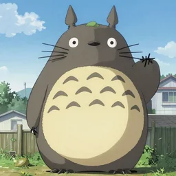 Giant gundam cat from my neighbor totoro
