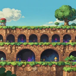 side scrolling landscape showing the terraria first stage : lave cave, studio ghibli, pixar and disney animation, sharp, rendered in unreal engine 5, highly detailed, digital painting, artstation, hollow knight, smooth, sharp focus, illustration, wide angle, super smash brothers, wallpaper, splash art, promo art, dramatic lighting, art by artgerm and greg rutkowski and bo chen and jin xiaodi