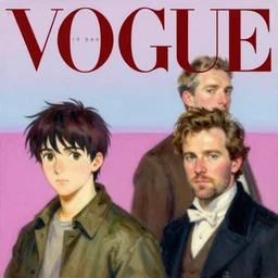 vogue magazine, vaporwave, greg rutkowski, john singer sargent, anime, trending on artstation, oil painting, intricate