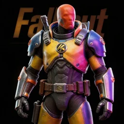 Fallout Before Apocalypse Concept Art, vibrant colors, 8k photorealistic, black background, HD, high details, trending on artstation