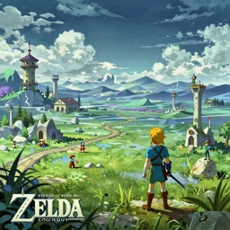 an airbrush of an unremarkable location in the legend of zelda : ocarina of time ( 1 9 9 8 ), by george bellows, by lindsay pickett, by hiroo isono, by ralph bakshi, by valentina grilli, death stranding aesthetic