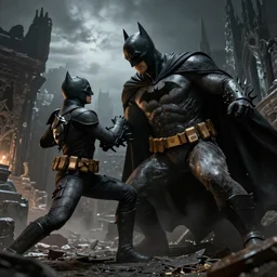batman in skyrim fighting a giant
