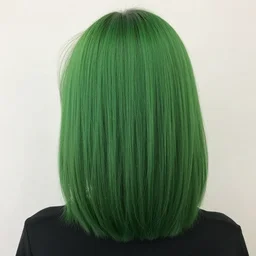 green hair