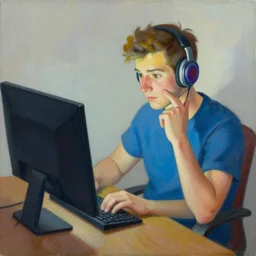 a painting of a twitch streamer by gil elvgren, 1 9 4 2