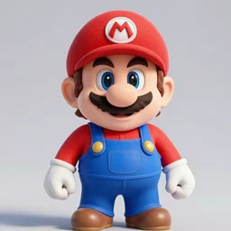 super mario einstein portrait
