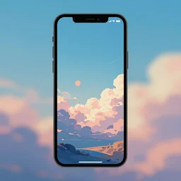 A desktop wallpaper that visualizes AI, stylistic, visualize, iPhone wallpaper