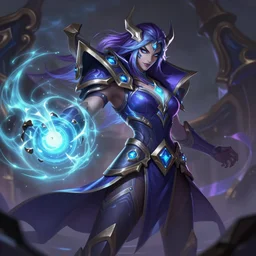 malzahar league of legends wild rift hero champions arcane magic digital painting bioluminance alena aenami artworks in 4 k design by lois van baarle by sung choi by john kirby artgerm style pascal blanche and magali villeneuve mage fighter assassin