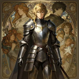 “ anime, full body, king arthur, a japanese female type, highly intricate detailed, light and shadow effects, intricate, highly detailed, digital painting, art station, concept art, smooth, sharp focus, illustration, advanced digital anime art, art by artgerm and greg rutkowski and alphonse mucha and william - adolphe bouguereau, craig mullins, j. c. leyendecker, atmospheric lighting, detailed face, by makoto shinkai, stanley artgerm lau, wlop, rossdraws ”