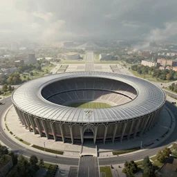 an olimpic stadium in the style of game of thrones, architecture art, concept art, art by greg rutkowski and artgerma