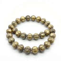 origami-style prayer beads, 8k product photo, isolated on a pure white background, centered, entire object in frame, sharp focus, soft studio lighting
