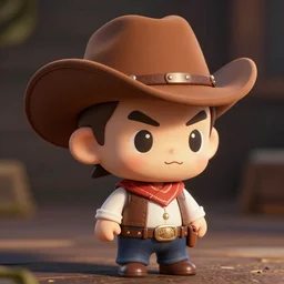 material study, chibi hats for cowboy characters