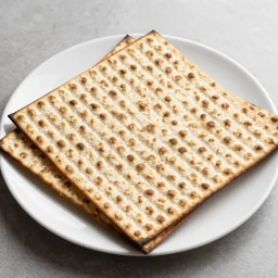 Passover matzah, unleavened, high end restaurant plating, Michelin five star, food blog photography