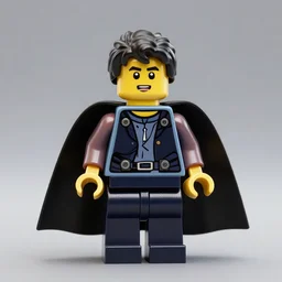 Lego minifigure of Dream from Neil gaiman's the sandman, product design, 3d render