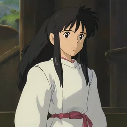 tonemapped elven priestess by hayao miyazaki, highly detailed,