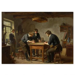 highly detailed oil painting | very intricate | cinematic lighting | award - winning | craftsman | building a piece of furniture in their workshop | by greg rutkowski, by j. c. leyendecker, beautiful cinematic light, american romanticism, by anders zorn, by greg manchess, by jessica rossier, artstation, cgsociety, official art, octane