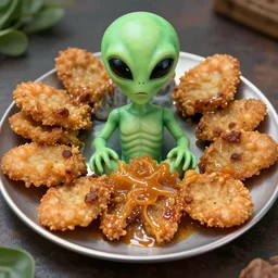 photo of alien food