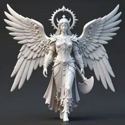highly lifelike full body outline with eagles wings regalia adornments axonometric fantasy intricate elegant, gods of latent space, lush volumetric lighting 3 d modelling