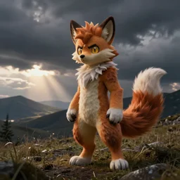 a fursona, by peder balke