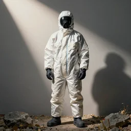 a hazmat suit