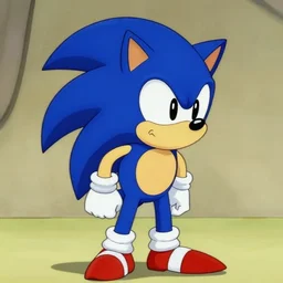 A fill still of Sonic the hedgehog in the early 1927 Disney animated film, Walt Disney, cinematography, anamorphic