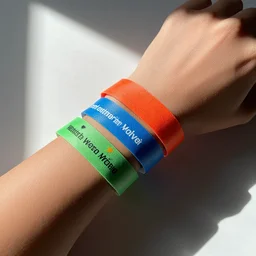 colorful tyvek wristbands party