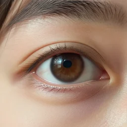 closeup of a human eye