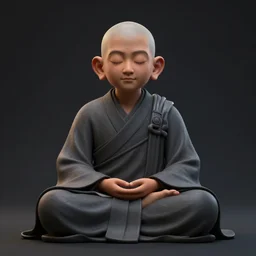 symmetrical zen monk @Steam is coming out of his ears@ octane render trending on artstation