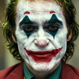 a beautiful friendly vintage joker, portrait, perfect symmetrical eyes, cinematic by peter mohrbacher, detailed, hyperrealism