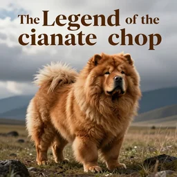 book title the legend of the giant chow chow, book cover