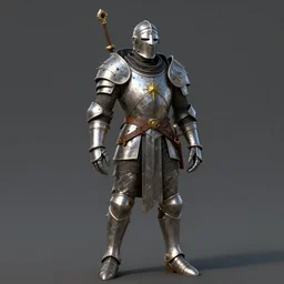 a concept art of a magna carta character on a semi realistic render by Hyung-tae Kim