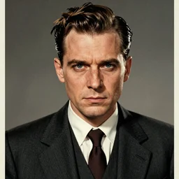 portrait mistery man, 1940s propaganda poster, full hd,highly detailed