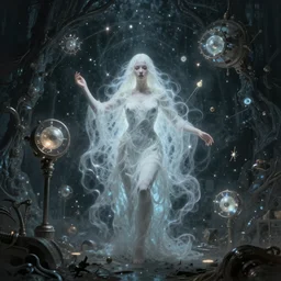 of quantum divinity as a ghost in the god machine surrealism