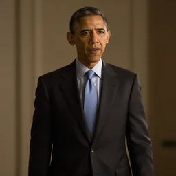 Movie still of Barack Obama in Westworld