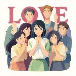 magnificent illustration for a love wish card, clean cel shaded vector art. shutterstock. behance hd by lois van baarle, artgerm, helen huang, by makoto shinkai and ilya kuvshinov, rossdraws, illustration, art by ilya kuv