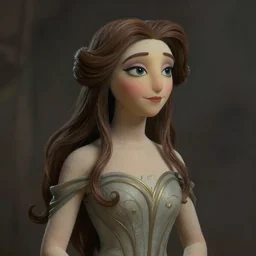 portrait of a female muppet, humanoid character, beautiful, focused, elegant, art nouveau, dnd, sinuous, fantasy, mystical, magical aesthetics, illustration, photorealistic, soft lighting, unreal engine, matte painting, 4 k,