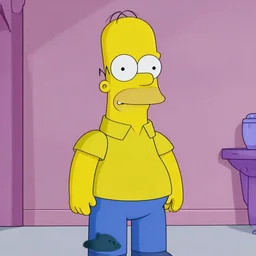 Saul Goodman as a character in The Simpsons