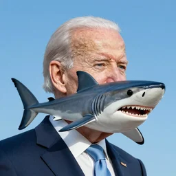 portrait of joe biden as a shark, ultra detailed, 8 k resolution