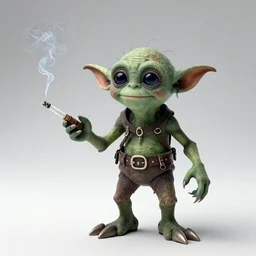 gollum smokes cigarette trail cam -6
