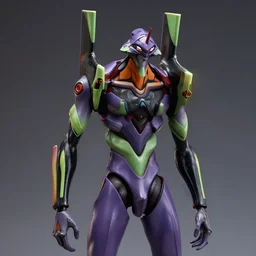 a realistic evangelion figure, render in unreal engine 5
