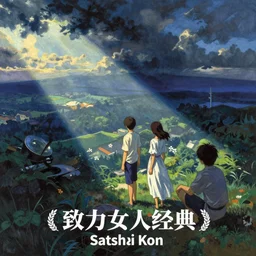 by satoshi kon, ilya repin, lena aenami, shinji kimura