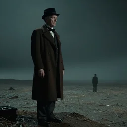 nothing matters at the end of time, 4k cinematic still of a timeless classic movie scene, surrealism, hp lovecraft, award winning