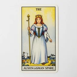 the princess of cups tarot card by Austin osman spare