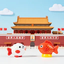 Tiananmen square fisher price kit