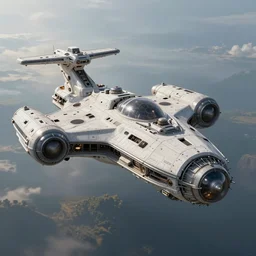 serenity spaceship, hyper realistic, fantasy art, in the style of chris foss, intricate, hyper detailed, smooth