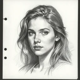 female head portrait album cover hyper detailed concept art sheet crosshatch sketch illustration art style by Jonathan Wayshak and Toshihiro Egawa and Zdizslaw Beksinski and Artstation trending 8k