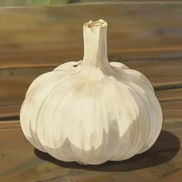adorable film still of a piece of garlic, produced by studio ghibli